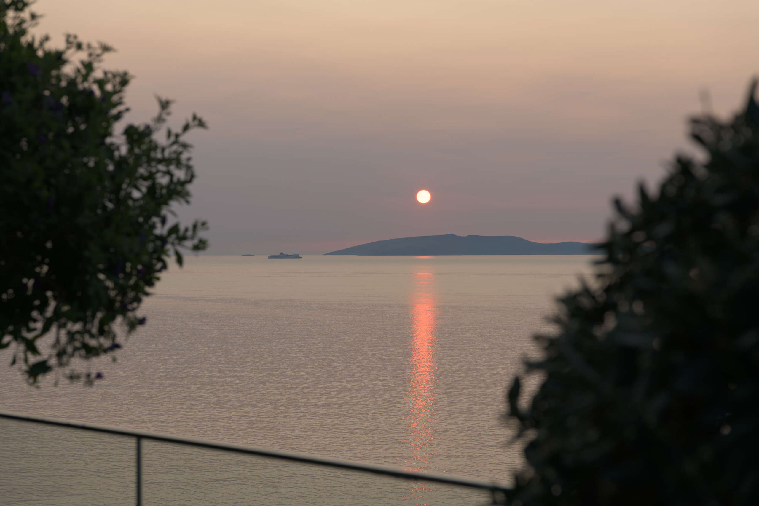 Sunrise reflections.